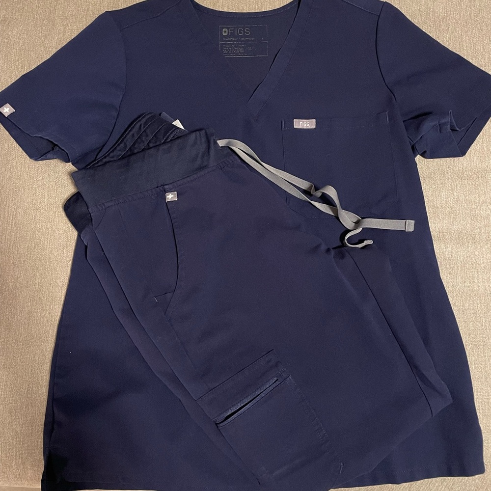 Figs Scrubs - Navy